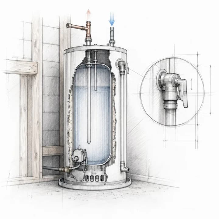 Illustration: water heater condition & safety