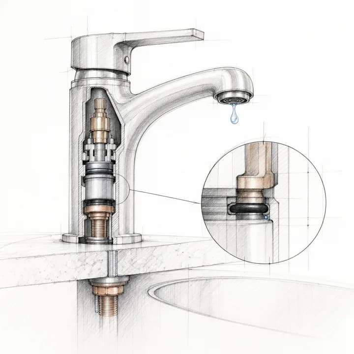 Illustration: faucet leaks
